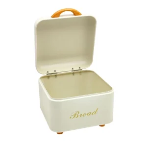 Metal Bread Storage Bin for Kitchen Counter Loaf Access Daily